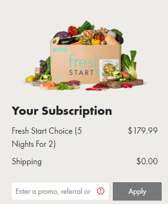 My food on sale bag account